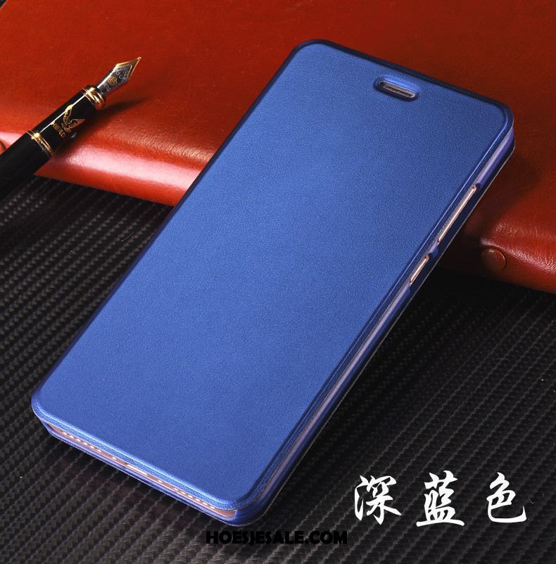 Xiaomi Redmi S2 Hoesje Leren Etui Clamshell Dun Rood Mini Sale