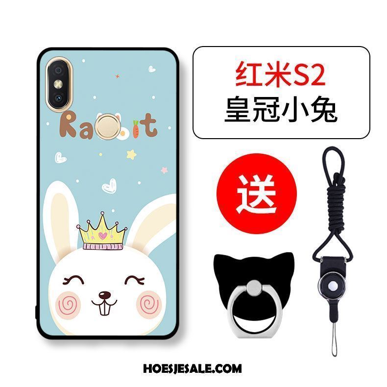 Xiaomi Redmi S2 Hoesje Mini Siliconen Hoes Anti-fall Rood Sale