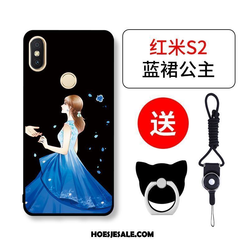 Xiaomi Redmi S2 Hoesje Mini Siliconen Hoes Anti-fall Rood Sale