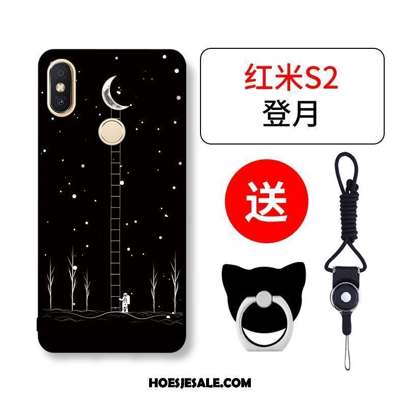 Xiaomi Redmi S2 Hoesje Mini Siliconen Hoes Anti-fall Rood Sale