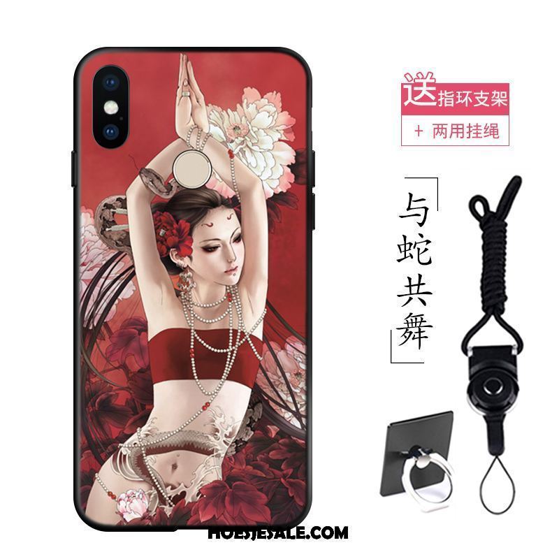 Xiaomi Redmi S2 Hoesje Rood Tatoeage Siliconen Zacht Persoonlijk Sale