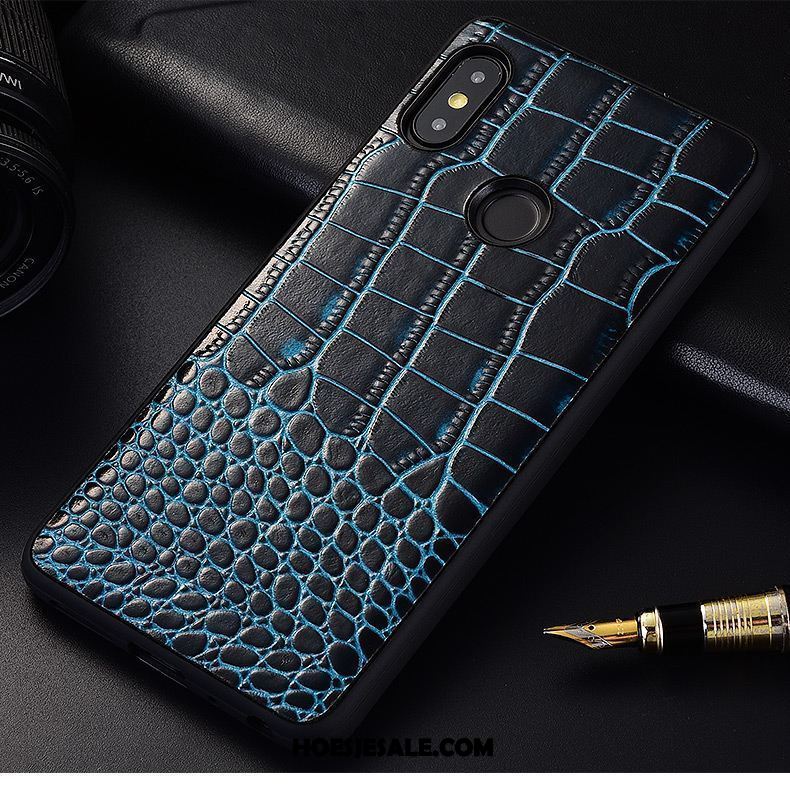 Xiaomi Redmi S2 Hoesje Trendy Merk Anti-fall Patroon Persoonlijk Echt Leer Goedkoop