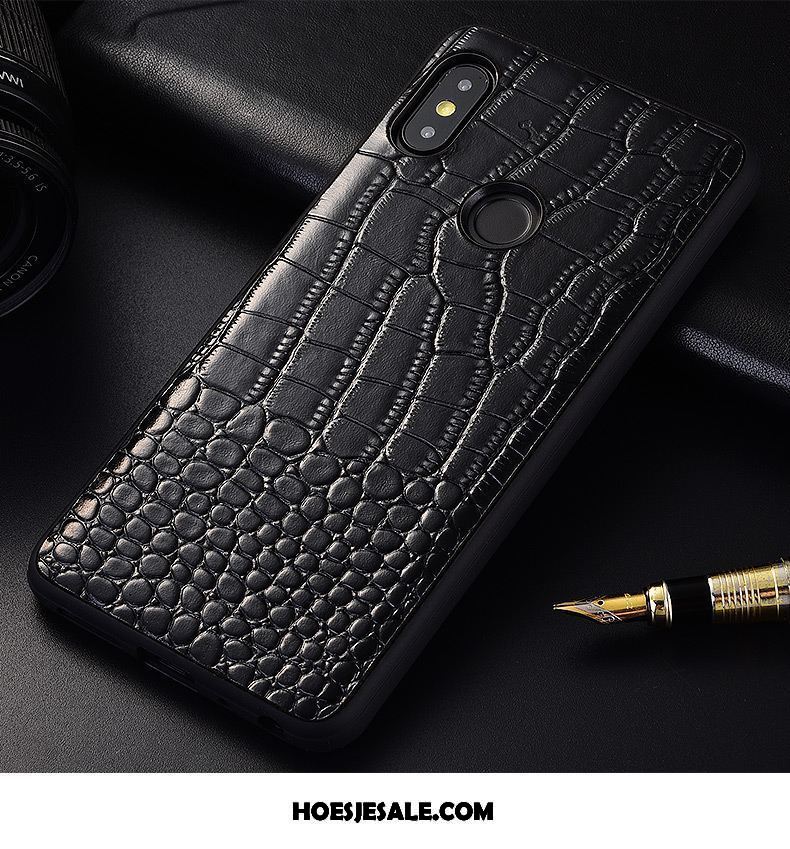 Xiaomi Redmi S2 Hoesje Trendy Merk Anti-fall Patroon Persoonlijk Echt Leer Goedkoop