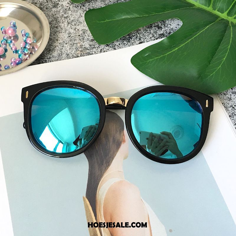 Zonnebrillen Dames Gekleurde Reflecterende Trend Zonnebril Hoge Kwaliteit Korting