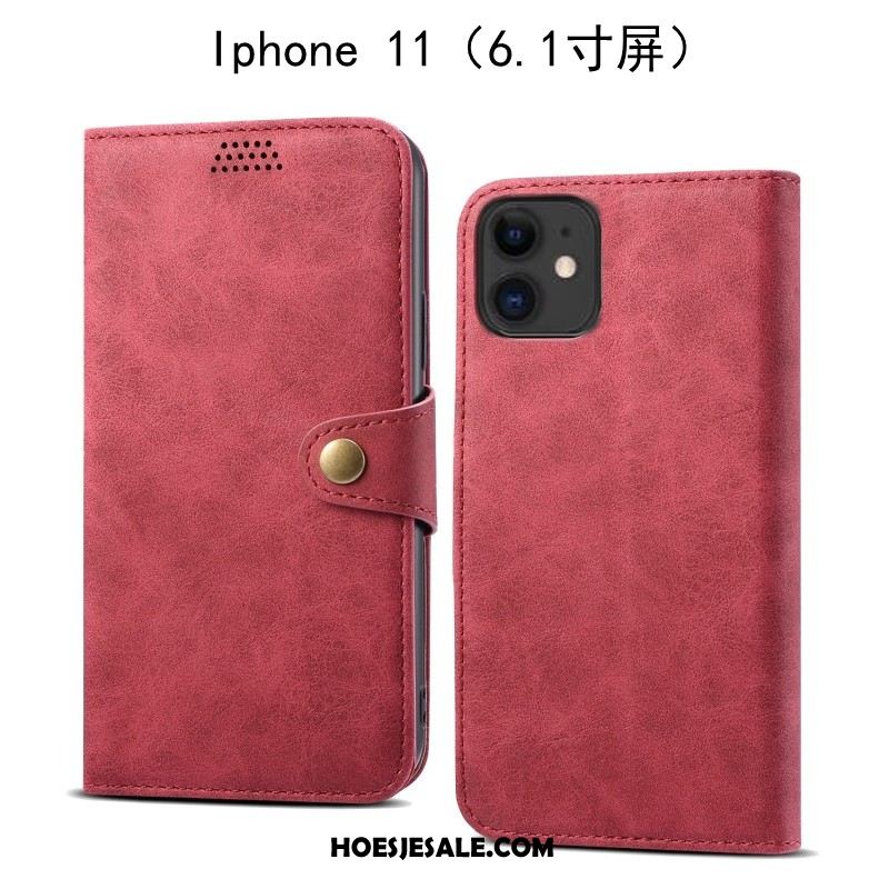 iPhone 11 Hoesje Anti-fall Bescherming Zacht Folio Mobiele Telefoon Aanbiedingen