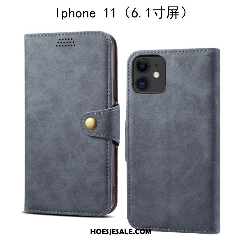 iPhone 11 Hoesje Anti-fall Bescherming Zacht Folio Mobiele Telefoon Aanbiedingen