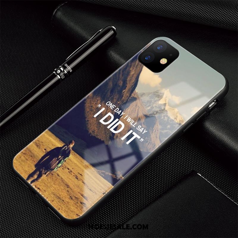 iPhone 11 Hoesje Blauw Bescherming All Inclusive Landschap Glas Kopen