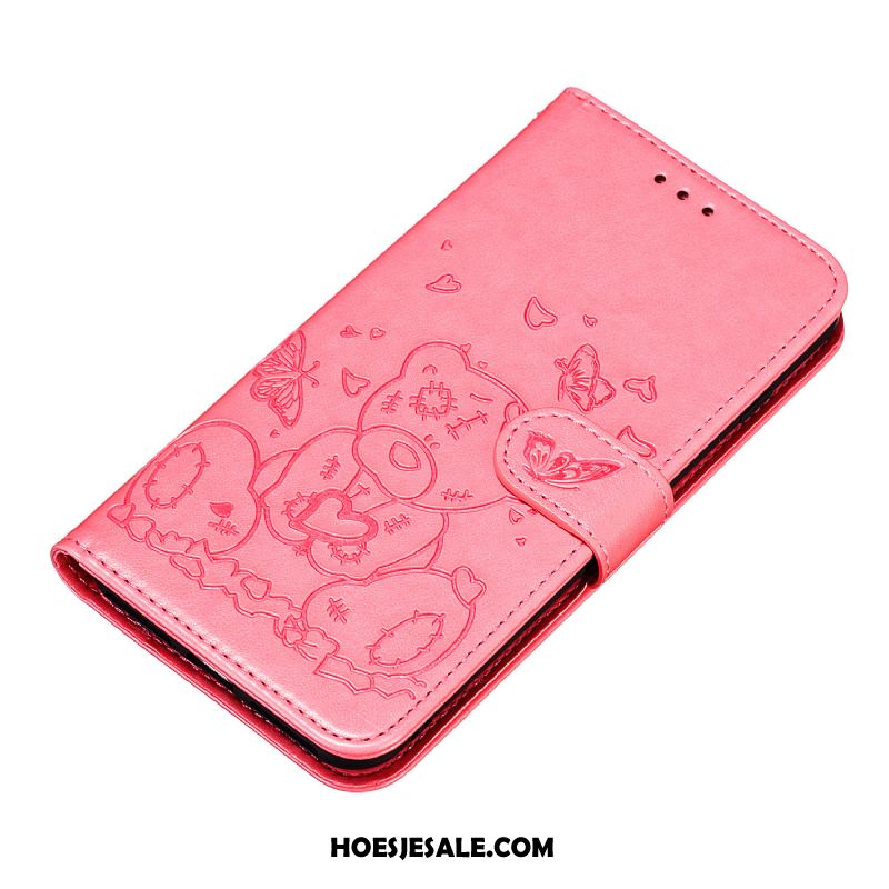 iPhone 11 Hoesje Clamshell Portemonnee Hoes Purper Kaart Sale