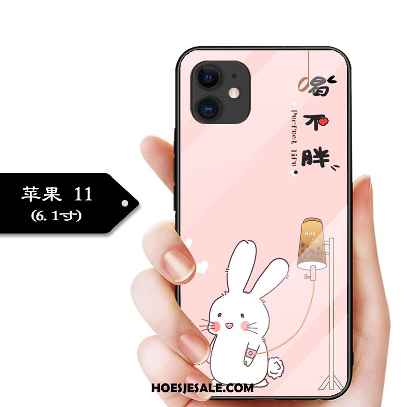 iPhone 11 Hoesje Glas Anti-fall Trend Mobiele Telefoon Pas Winkel