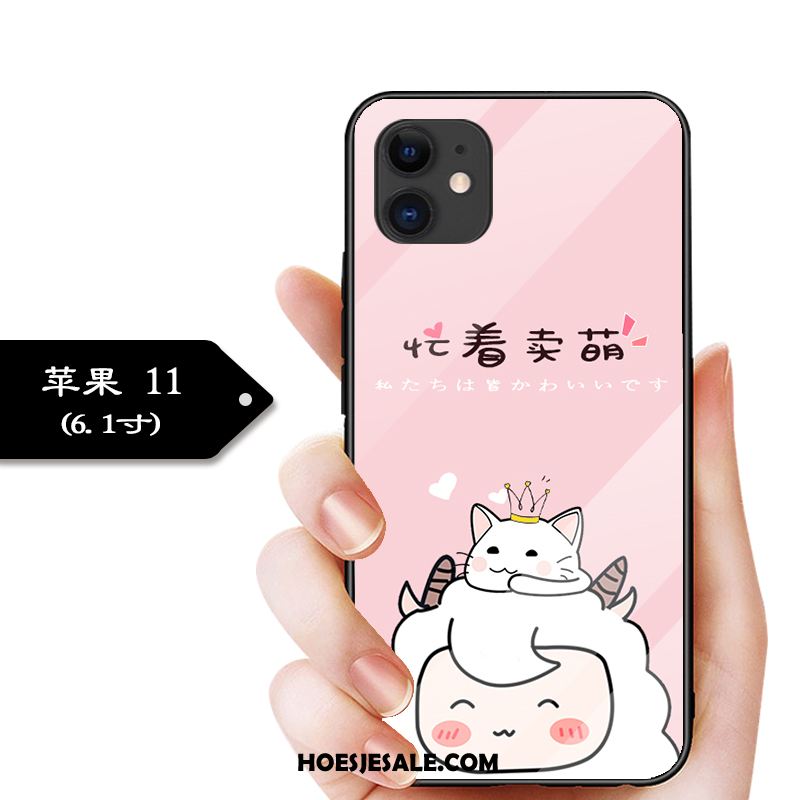 iPhone 11 Hoesje Glas Anti-fall Trend Mobiele Telefoon Pas Winkel