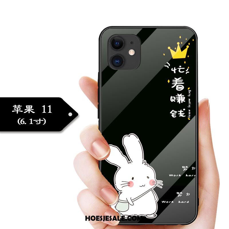 iPhone 11 Hoesje Glas Anti-fall Trend Mobiele Telefoon Pas Winkel