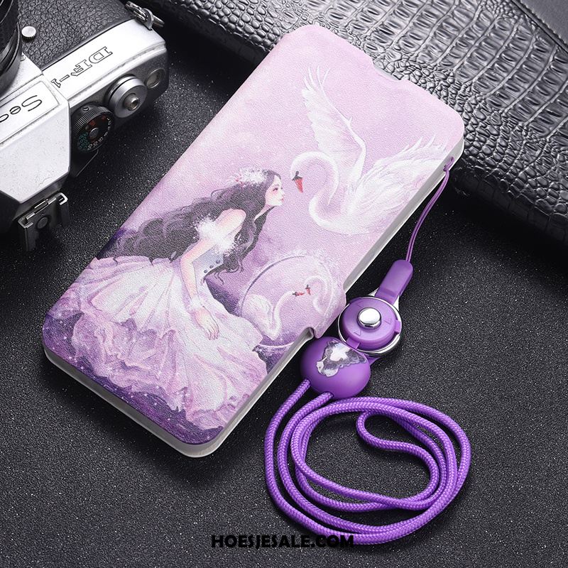 iPhone 11 Hoesje Leren Etui Purper Hoes Siliconen Mobiele Telefoon Online