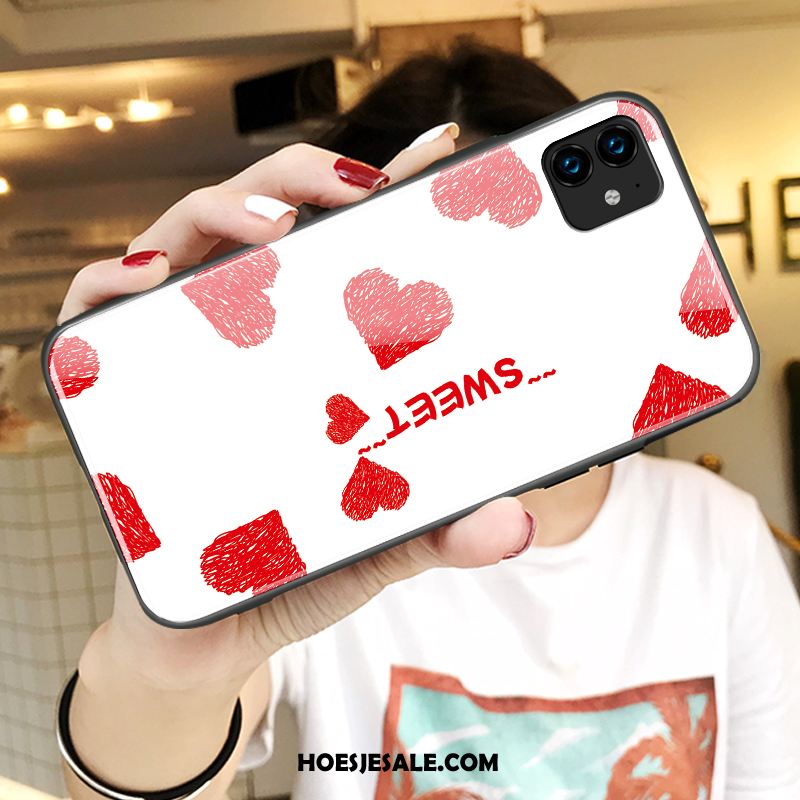 iPhone 11 Hoesje Lovers Anti-fall Persoonlijk Spotprent Glas Online