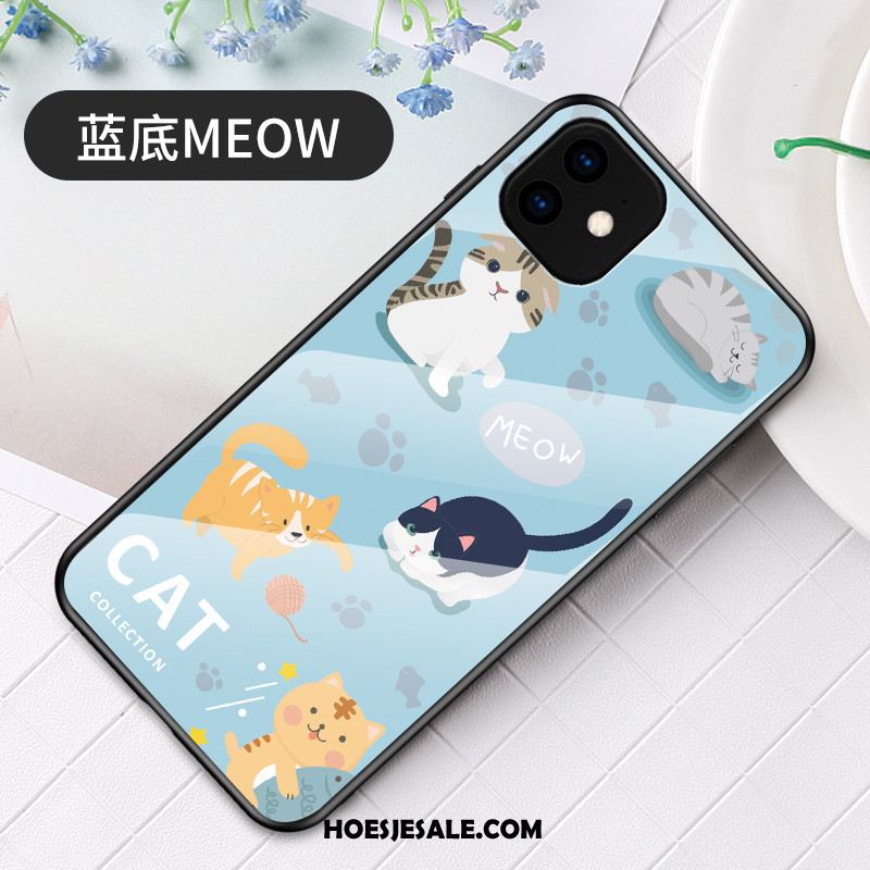 iPhone 11 Hoesje Mobiele Telefoon Spotprent Bescherming Hoes Groen Sale