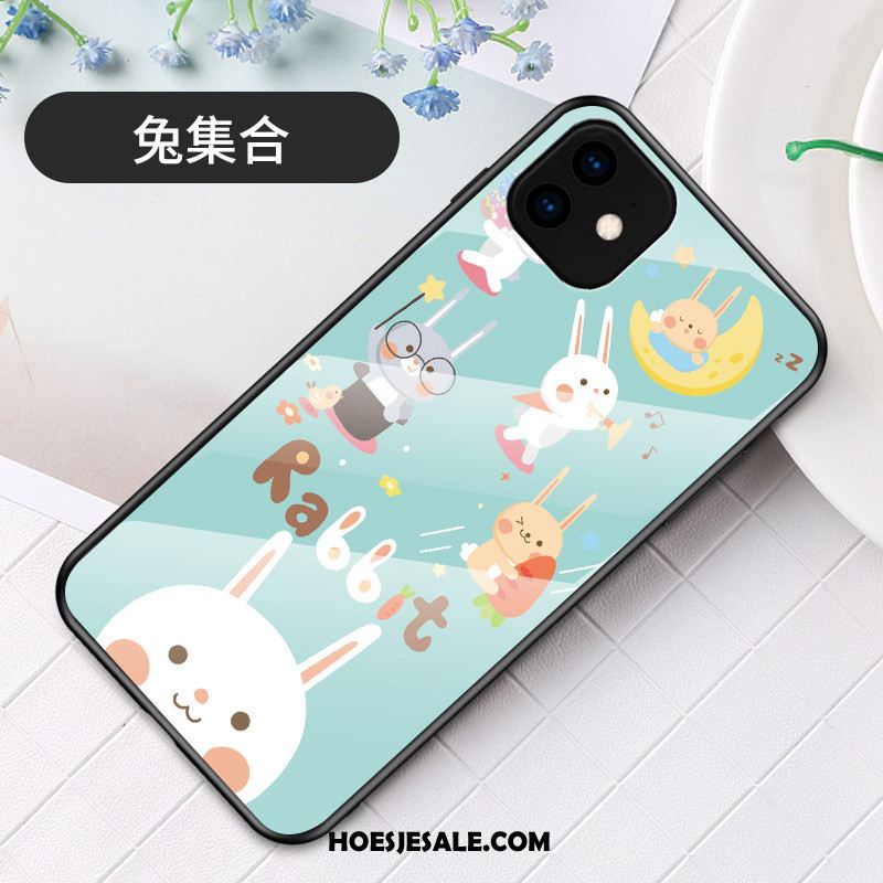 iPhone 11 Hoesje Mobiele Telefoon Spotprent Bescherming Hoes Groen Sale