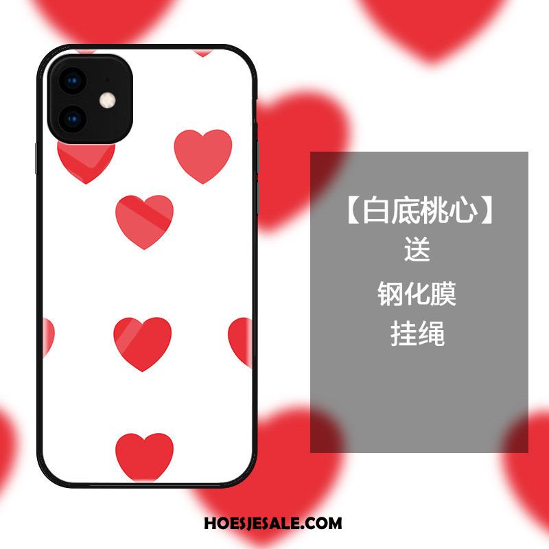 iPhone 11 Hoesje Mode Eenvoudige Anti-fall Mobiele Telefoon Wit Aanbiedingen