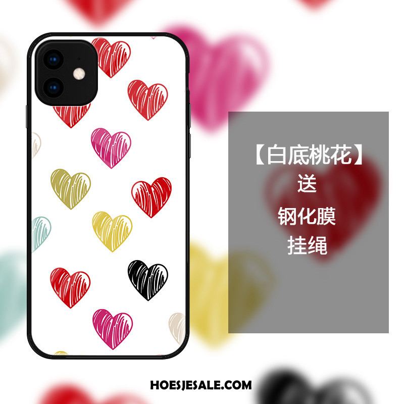 iPhone 11 Hoesje Mode Eenvoudige Anti-fall Mobiele Telefoon Wit Aanbiedingen