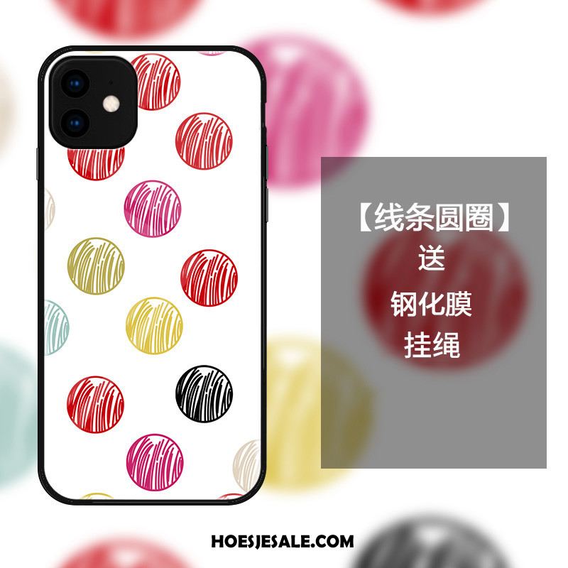 iPhone 11 Hoesje Mode Eenvoudige Anti-fall Mobiele Telefoon Wit Aanbiedingen