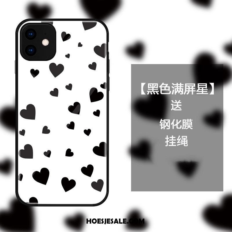 iPhone 11 Hoesje Mode Eenvoudige Anti-fall Mobiele Telefoon Wit Aanbiedingen