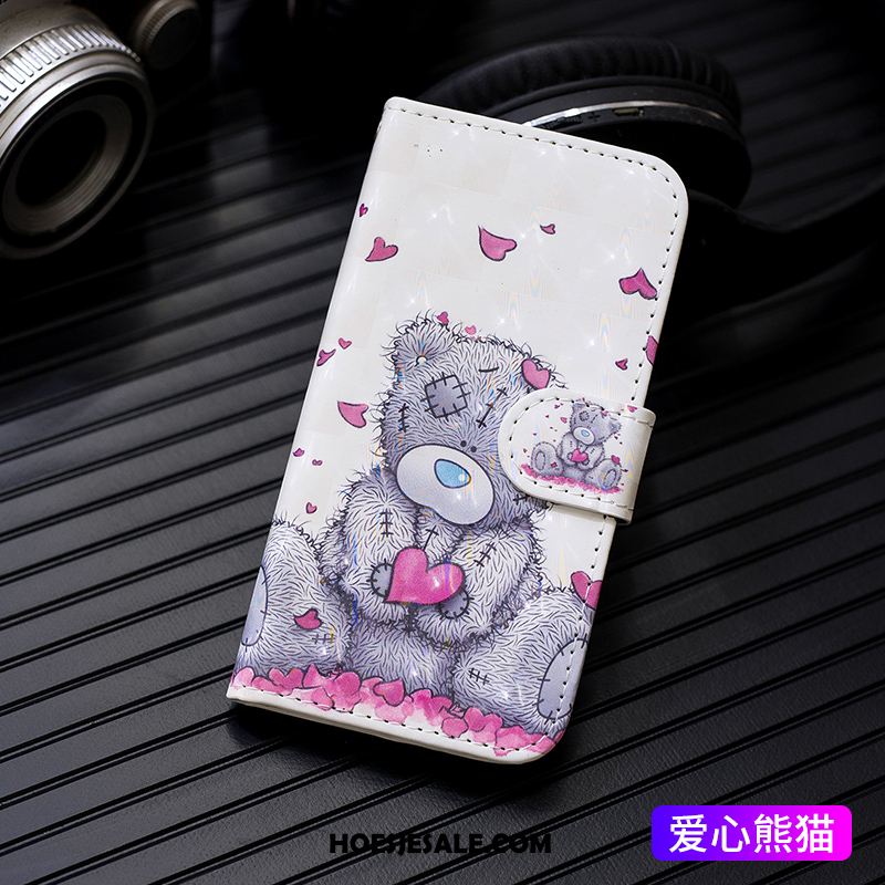 iPhone 11 Hoesje Roze Folio Geschilderd Mobiele Telefoon Leren Etui Sale