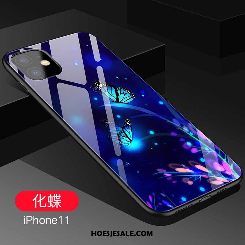 iPhone 11 Hoesje Siliconen All Inclusive Persoonlijk Anti-fall Net Red Goedkoop