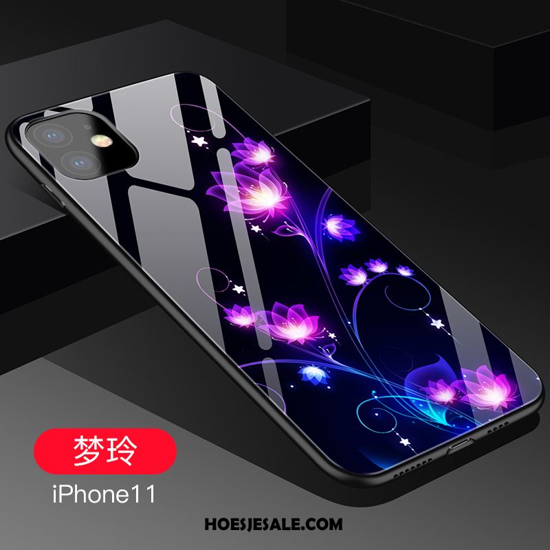 iPhone 11 Hoesje Siliconen All Inclusive Persoonlijk Anti-fall Net Red Goedkoop