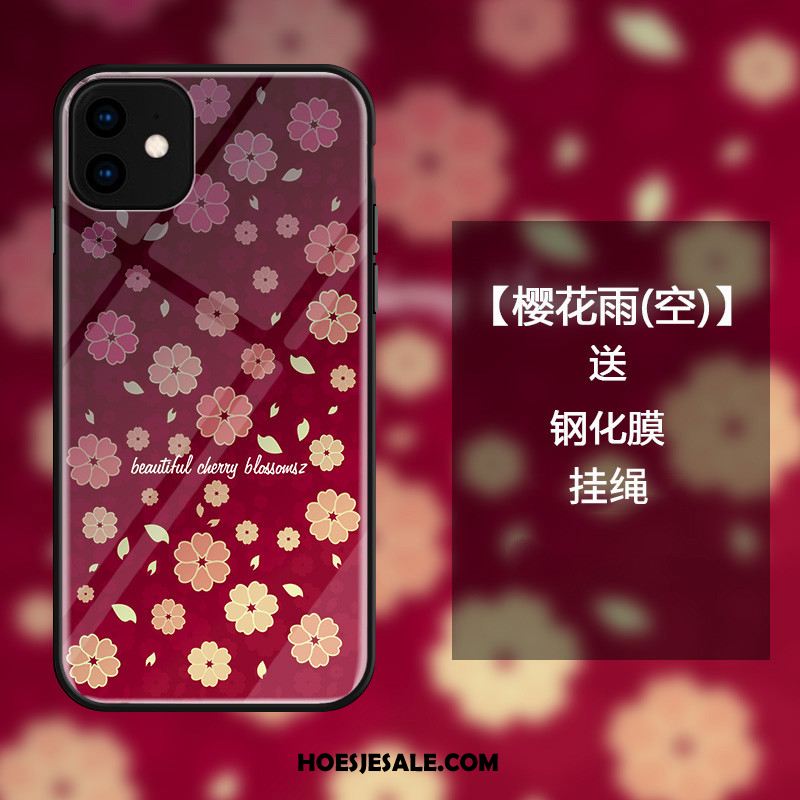 iPhone 11 Hoesje Vers Mobiele Telefoon Anti-fall Luxe Glas Korting