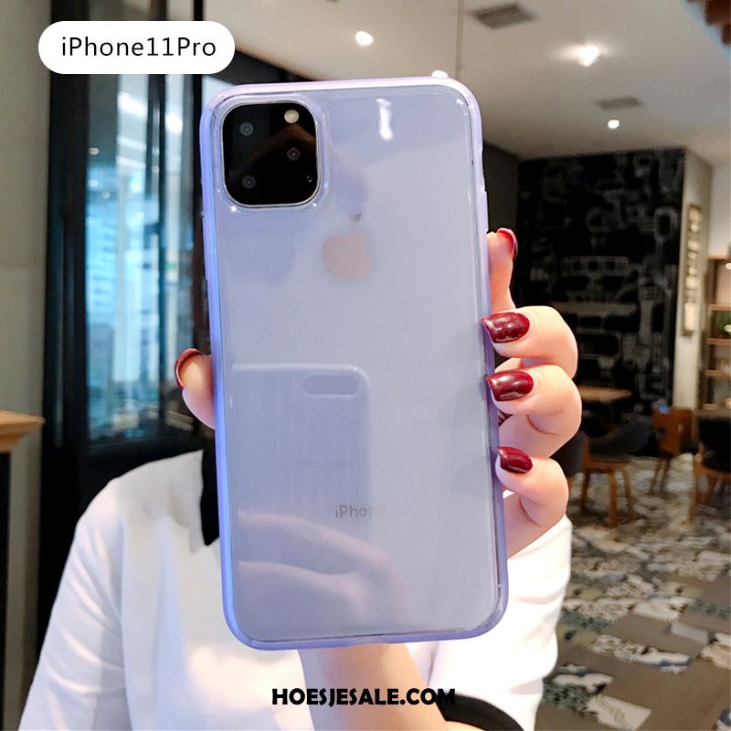 iPhone 11 Pro Hoesje All Inclusive Mobiele Telefoon Anti-fall Siliconen Bescherming Goedkoop