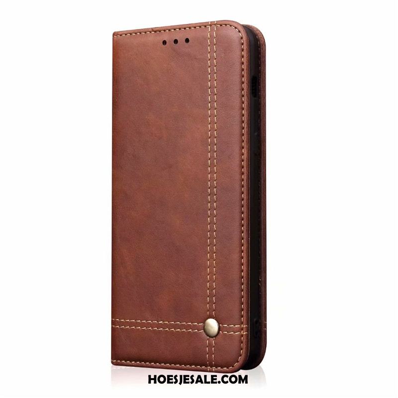 iPhone 11 Pro Hoesje Anti-fall Bescherming Leren Etui All Inclusive Vintage Sale