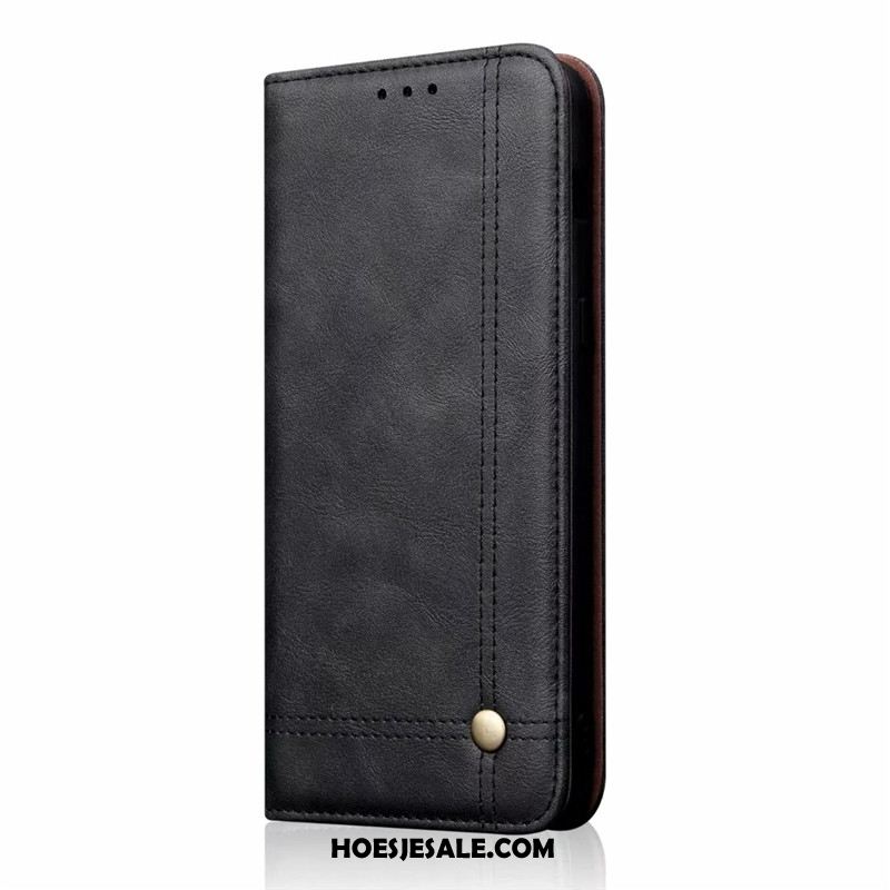 iPhone 11 Pro Hoesje Anti-fall Bescherming Leren Etui All Inclusive Vintage Sale