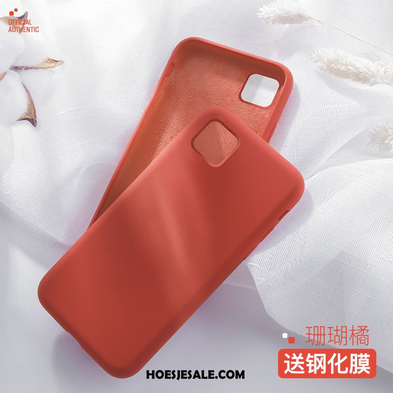 iPhone 11 Pro Hoesje Anti-fall Mobiele Telefoon Eenvoudige Net Red Nieuw Kopen