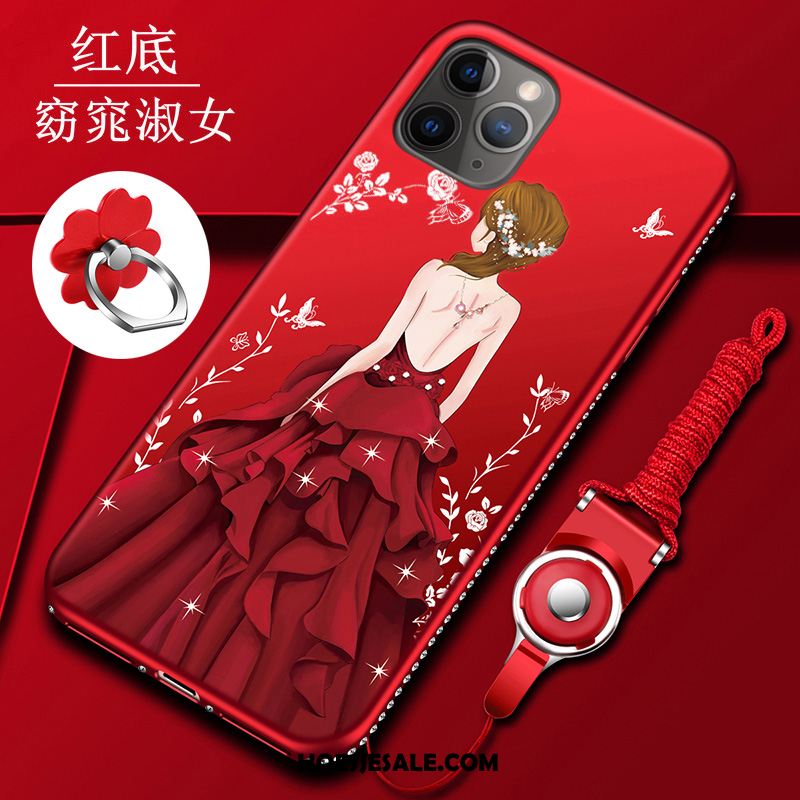 iPhone 11 Pro Hoesje Bescherming Hoes All Inclusive Mobiele Telefoon Rood Goedkoop