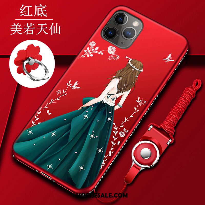 iPhone 11 Pro Hoesje Bescherming Hoes All Inclusive Mobiele Telefoon Rood Goedkoop