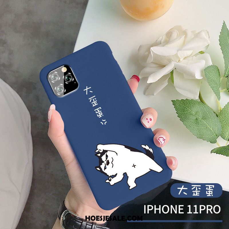 iPhone 11 Pro Hoesje Bescherming Schrobben Blauw Krokodil Persoonlijk Kopen