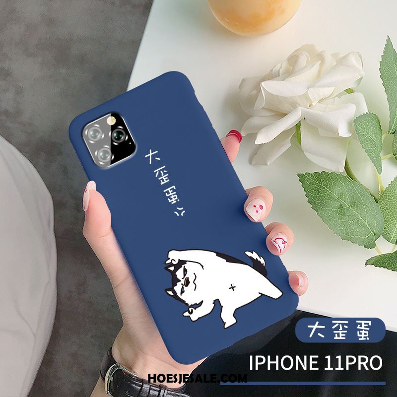 iPhone 11 Pro Hoesje Bescherming Schrobben Blauw Krokodil Persoonlijk Kopen