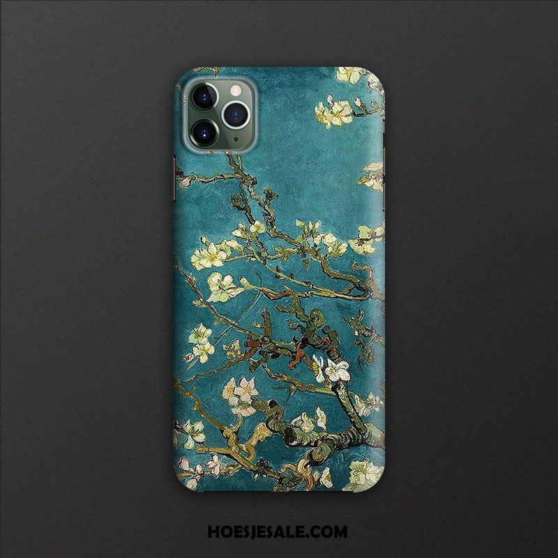 iPhone 11 Pro Hoesje Blauw Olieverfschilderij Ster Kunst Bescherming Kopen