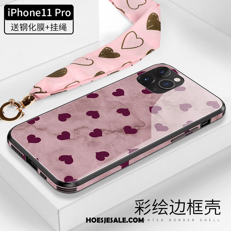 iPhone 11 Pro Hoesje Hanger Bescherming Glas Dun Elegante Sale