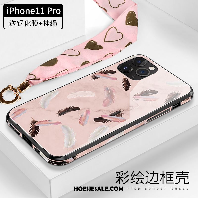 iPhone 11 Pro Hoesje Hanger Bescherming Glas Dun Elegante Sale