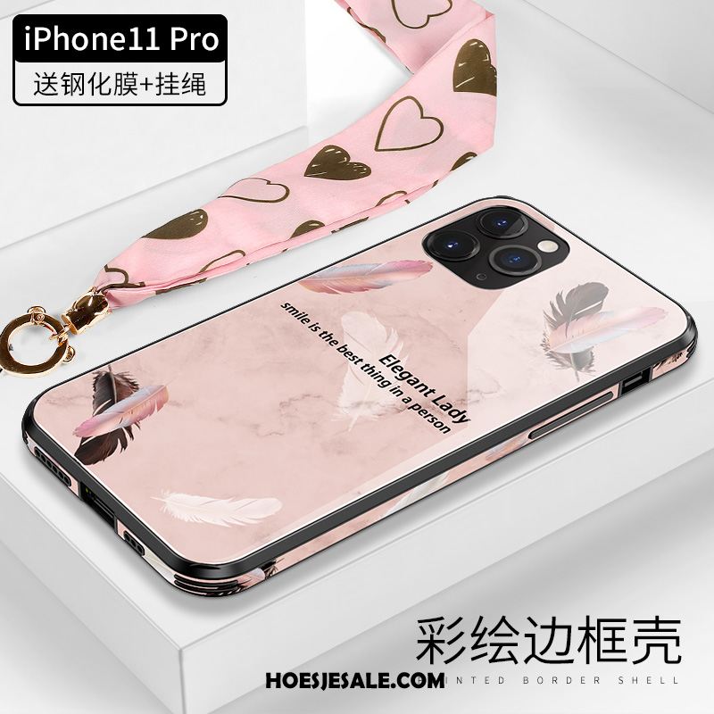 iPhone 11 Pro Hoesje Hanger Bescherming Glas Dun Elegante Sale