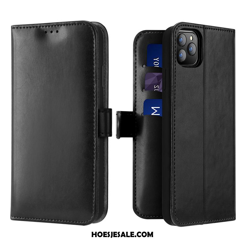 iPhone 11 Pro Hoesje High End Leren Etui All Inclusive Bedrijf Bescherming Goedkoop