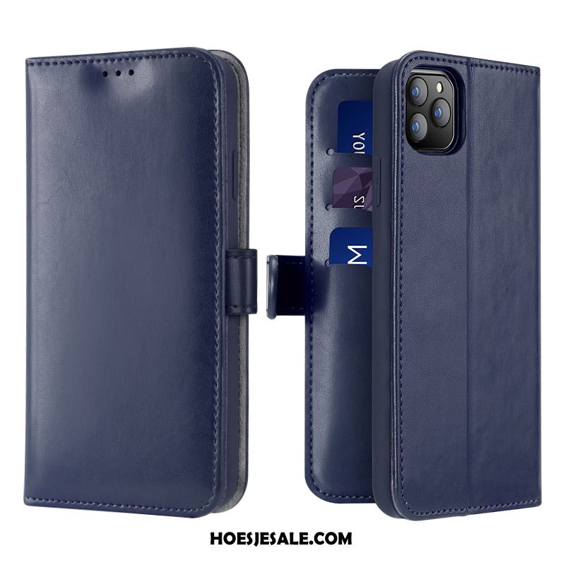 iPhone 11 Pro Hoesje High End Leren Etui All Inclusive Bedrijf Bescherming Goedkoop