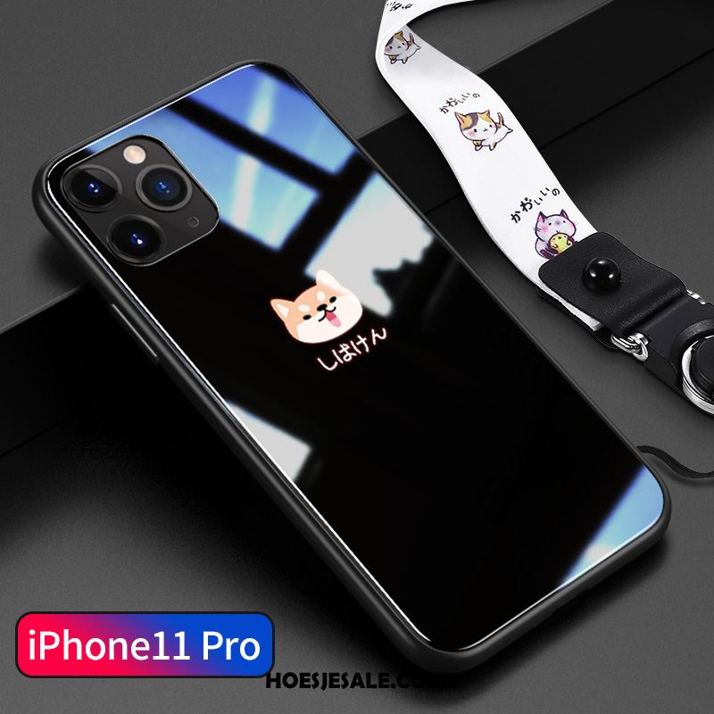 iPhone 11 Pro Hoesje Hoes Eenvoudige Bescherming All Inclusive Zwart Goedkoop