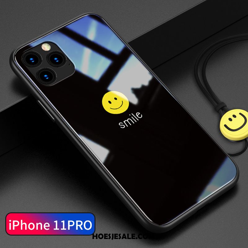 iPhone 11 Pro Hoesje Hoes Eenvoudige Bescherming All Inclusive Zwart Goedkoop