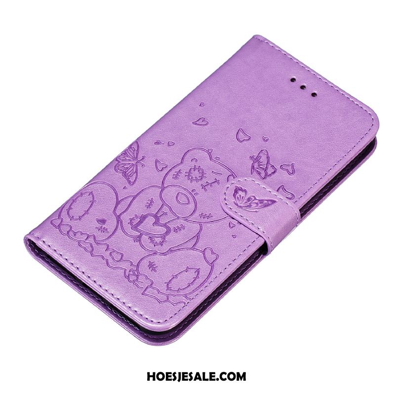 iPhone 11 Pro Hoesje Hoes Portemonnee Mobiele Telefoon Groen Leren Etui Goedkoop