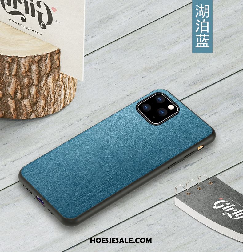 iPhone 11 Pro Hoesje Mobiele Telefoon Bedrijf Anti-fall Blauw Hoes Goedkoop