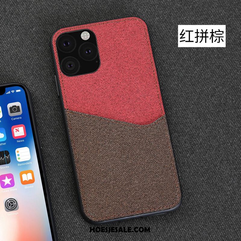 iPhone 11 Pro Hoesje Mobiele Telefoon Bedrijf Doek Trendy Merk Rood Aanbiedingen