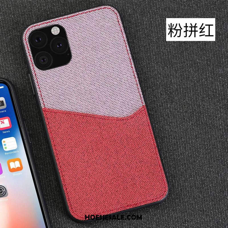 iPhone 11 Pro Hoesje Mobiele Telefoon Bedrijf Doek Trendy Merk Rood Aanbiedingen