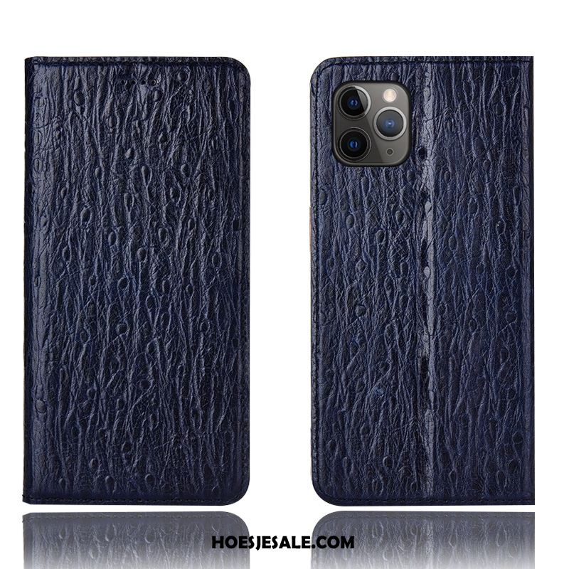 iPhone 11 Pro Hoesje Patroon Echt Leer Anti-fall All Inclusive Bescherming Kopen