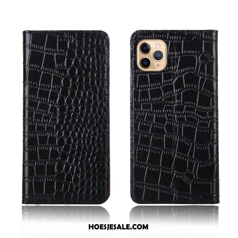 iPhone 11 Pro Hoesje Scheppend Siliconen Anti-fall Leren Etui Mobiele Telefoon Sale