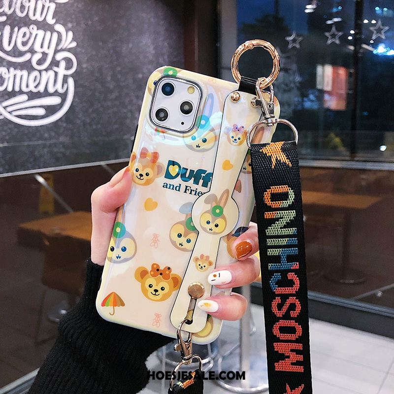 iPhone 11 Pro Hoesje Scheppend Trendy Merk Konijn Hanger Mobiele Telefoon Goedkoop